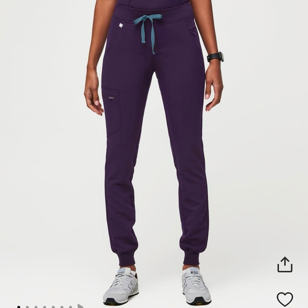 Figs Purple Jam Zamora Jogger Scrub Pants